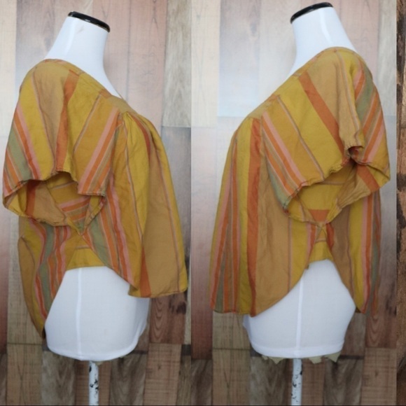 Madewell striped butterfly top xs - Picture 4 of 8